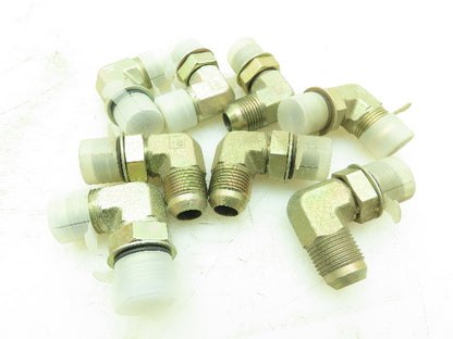 Parker 10-C5OX-S Triple-Lok 37° Flare Elbow 5/8" JIC-10 x 5/8" O-Ring  LOT OF 8