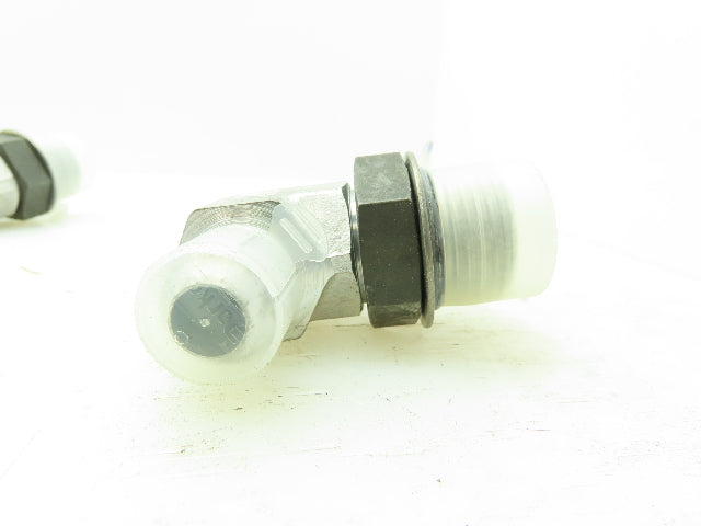 Parker 8-12 C5OX-S Triple-Lok 37° Flare Elbow 1/2" JIC-8 x 3/4" O-Ring LOT OF 8
