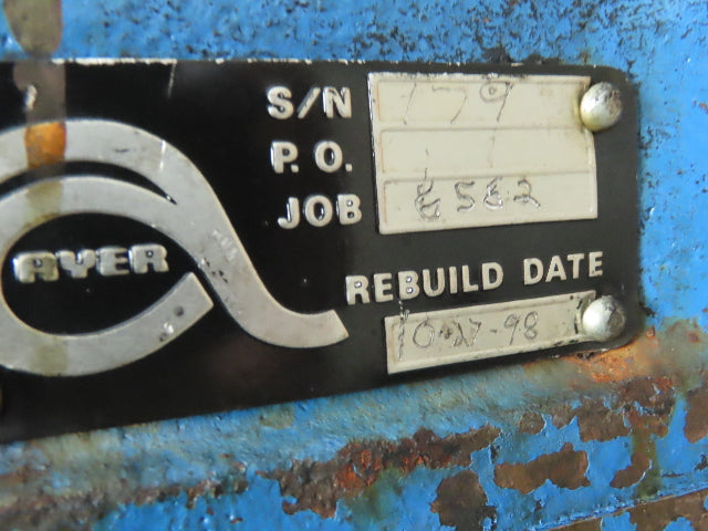 Tsubaki SM125H Helical Shaft Mount Gear Reducer