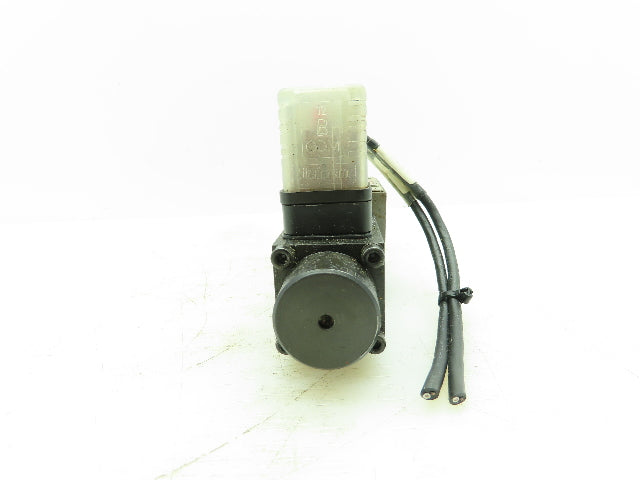 MOOG Hydrolux K-WE43P06C08PCOBN Hydraulic Directional Double Solenoid Valve 24V