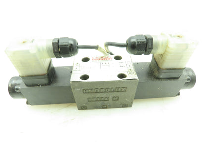 MOOG Hydrolux K-WE43P06C08PCOBN Hydraulic Directional Double Solenoid Valve 24V