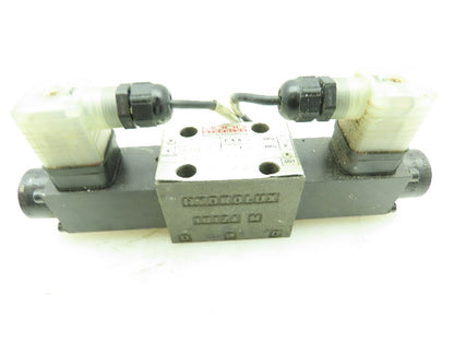MOOG Hydrolux K-WE43P06C08PCOBN Hydraulic Directional Double Solenoid Valve 24V
