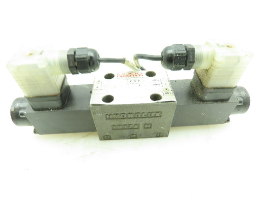 MOOG Hydrolux K-WE43P06C08PCOBN Hydraulic Directional Double Solenoid Valve 24V