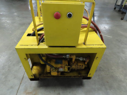 45 Gallon Portable Oil Storage Transfer Tank W/Ramoy Pump 1/2Hp 230/460V 3Ph