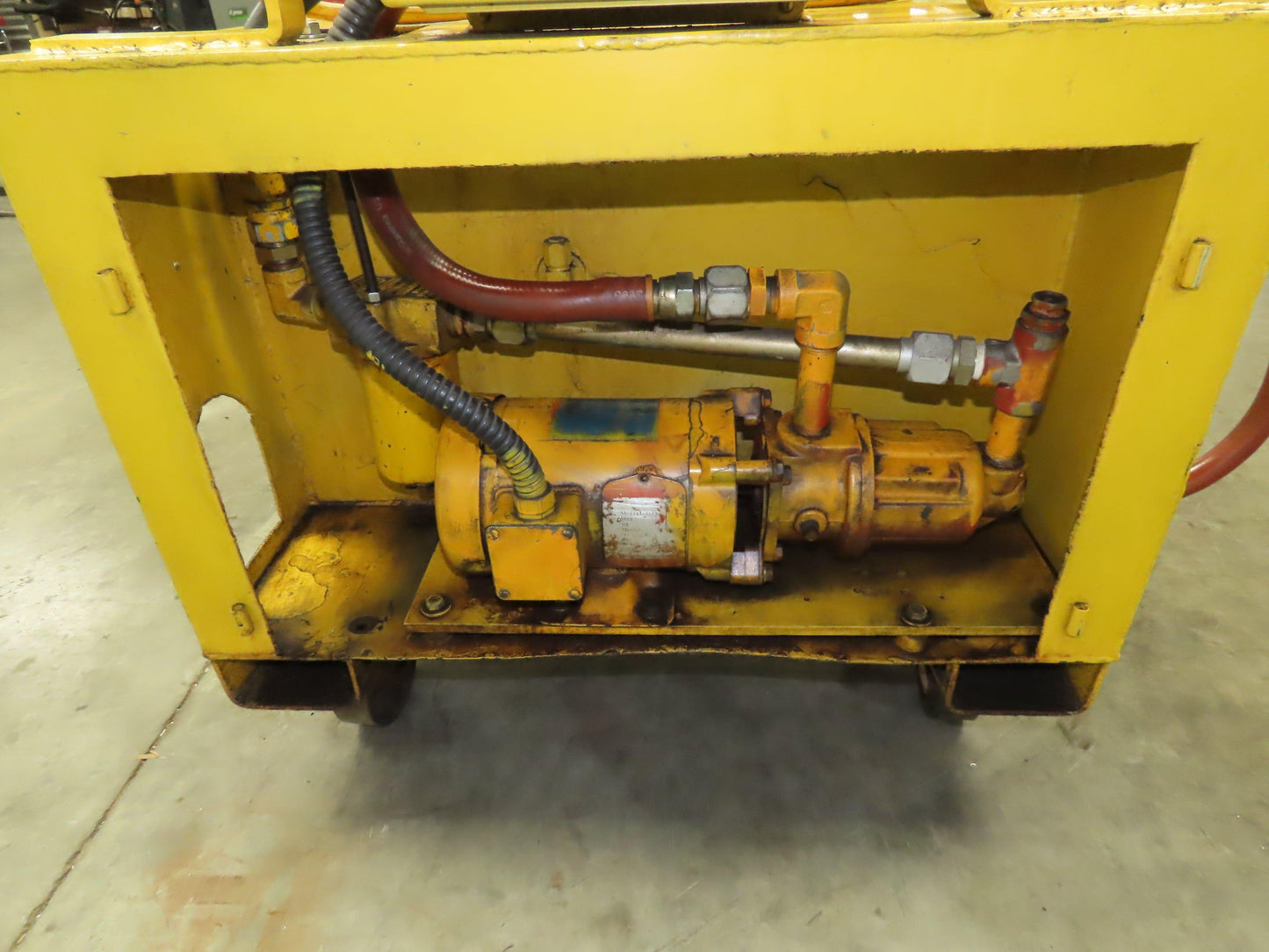 45 Gallon Portable Oil Storage Transfer Tank W/Ramoy Pump 1/2Hp 230/460V 3Ph