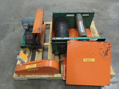 Variable Speed Center Drive For Belt Conveyor, Drive Unit, 18" Wide Roller