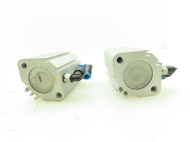 SMC CDQ2A25-25DZ Compact Air Pneumatic Cylinder 25mm Bore 25mm Stroke LOT OF 2