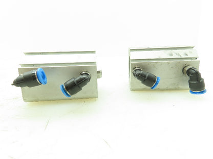 SMC CDQ2A25-25DZ Compact Air Pneumatic Cylinder 25mm Bore 25mm Stroke LOT OF 2