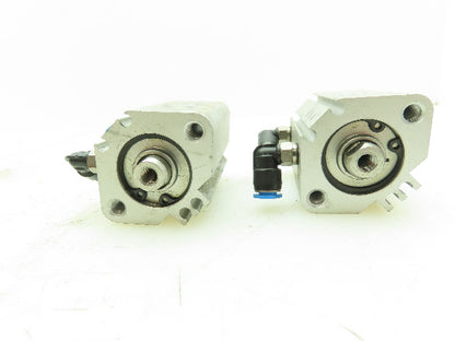 SMC CDQ2A25-25DZ Compact Air Pneumatic Cylinder 25mm Bore 25mm Stroke LOT OF 2