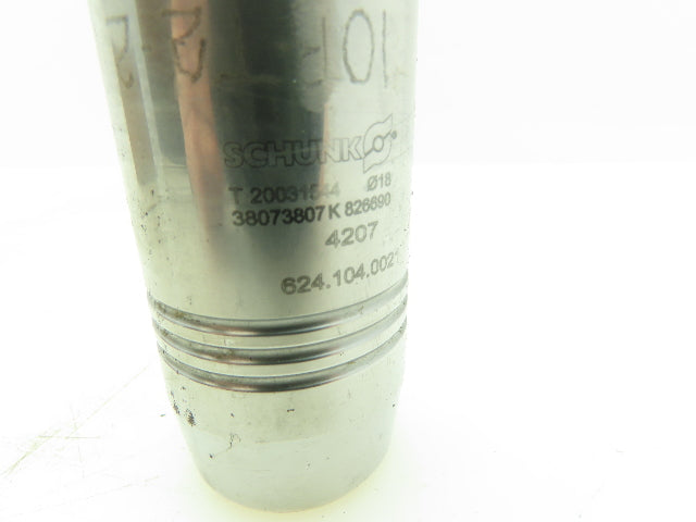 Schunk T20031544 Endmill Holder 18mm Bore 80mm GL Tooling CNC