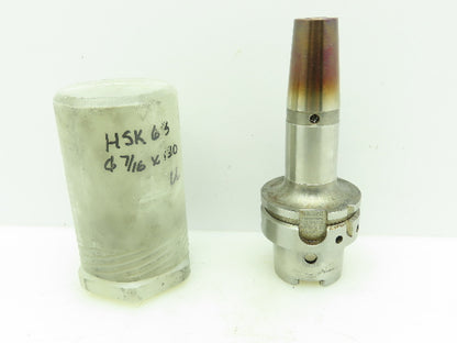 Haimer A63.144 Shrink Fit Chuck Tool Holder HSK63A Taper Shank 7/16" x 5.12"