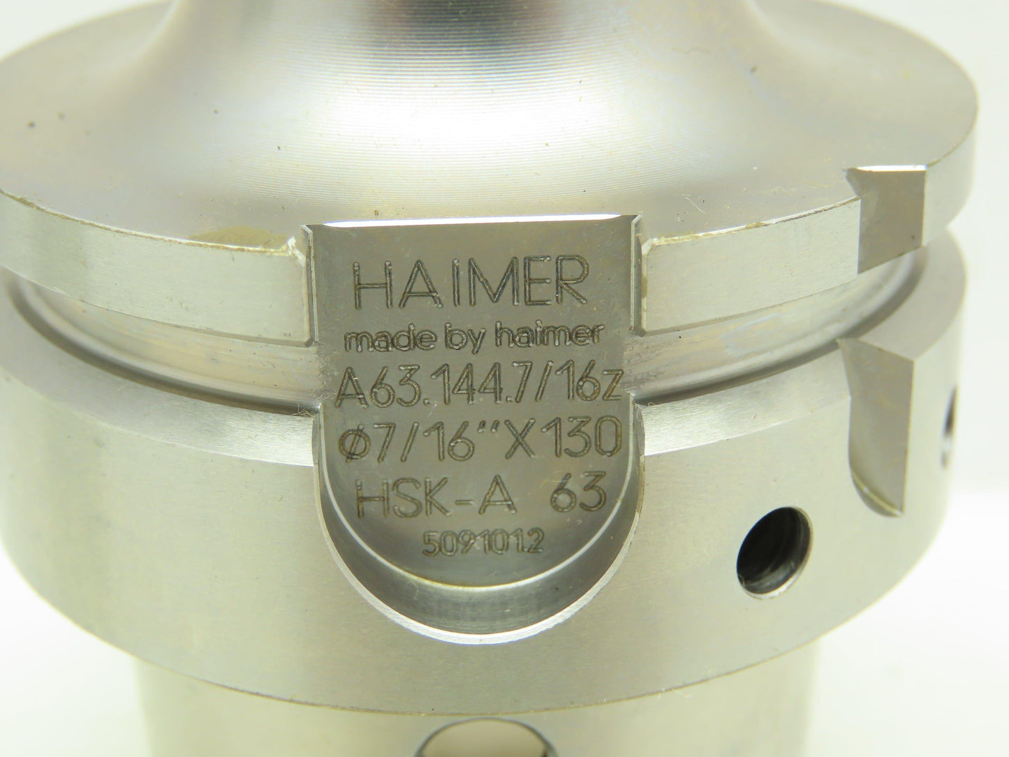 Haimer A63.144 Shrink Fit Chuck Tool Holder HSK63A Taper Shank 7/16" x 5.12"
