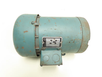 Leeson C6T17FB66B Motor 3Ph 1HP 480V 1.7A 1725RPM E56Y Slotted 9/16 Shaft Barnes