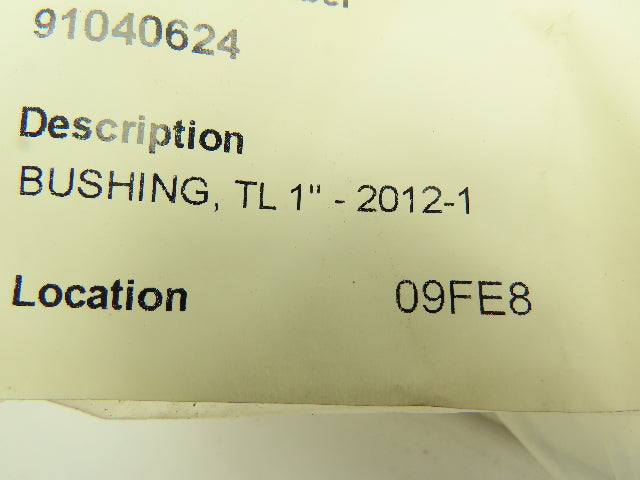 2012x1 KW Taper-Lock 2012-1 Taper Lock Bushing 1" Bore Lot of 7