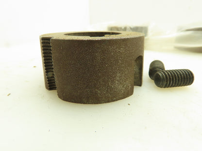 2012 1-1/2 KW Taper-Lock 2012 1 1/2" Taper Lock Bushing TL 1 1/2" Bore Lot of 4