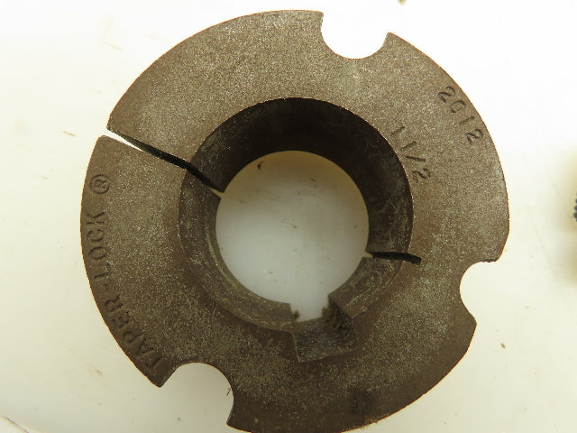 2012 1-1/2 KW Taper-Lock 2012 1 1/2" Taper Lock Bushing TL 1 1/2" Bore Lot of 4