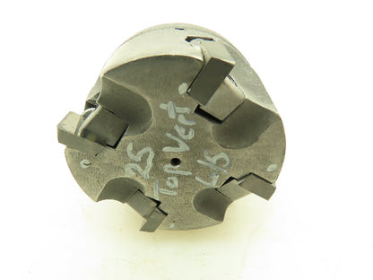 Dijet SMC2.504-104 Indexable Mill Cutter 4-Flute 2.5" x 1-1/4" Solid Shaft