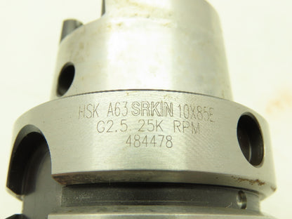 SRKIN HSKA63 10x85E Shrink Fit Milling Chuck HSK63A Tool Holder Taper Shank 10mm