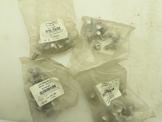 53MG10 1/2"-13 Stainless Steel Carriage Bolt 18-8 1 in L NL-19(SM) Lot of 40
