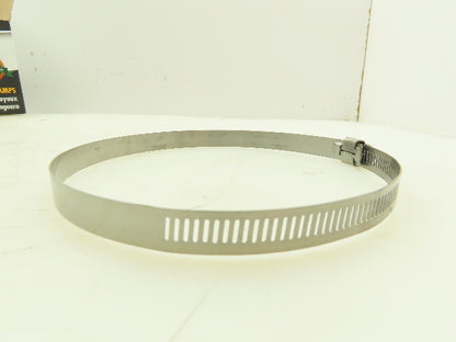 2PA75 Interlocked Worm Gear Hose Clamp  088 SS 4" - 6" Lot of 39