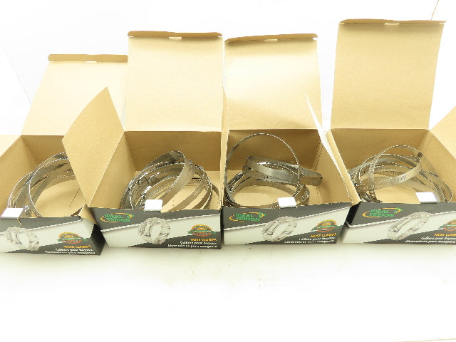 2PA75 Interlocked Worm Gear Hose Clamp  088 SS 4" - 6" Lot of 39