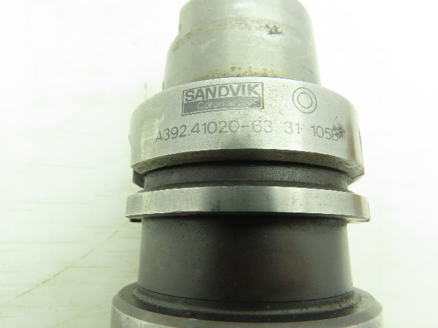 Sandvik A392.41020-63 31 105B End Mill Tool Holder HSK63A  Weldon Adapter 1.25"