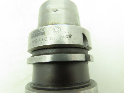 Sandvik A392.41020-63 31 105B End Mill Tool Holder HSK63A  Weldon Adapter 1.25"