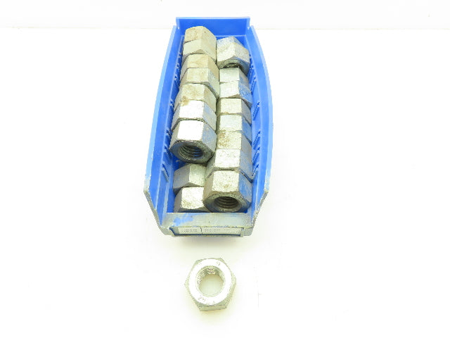 1-1/8"-7 Standard Heavy Hex Nuts 2H Course Thread Lot Of 26