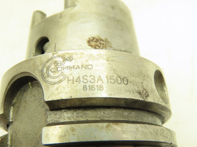 Command H4S3A1500 Shell Mill Facemill HSK63A Tool Holder 1.5" x 2.75"