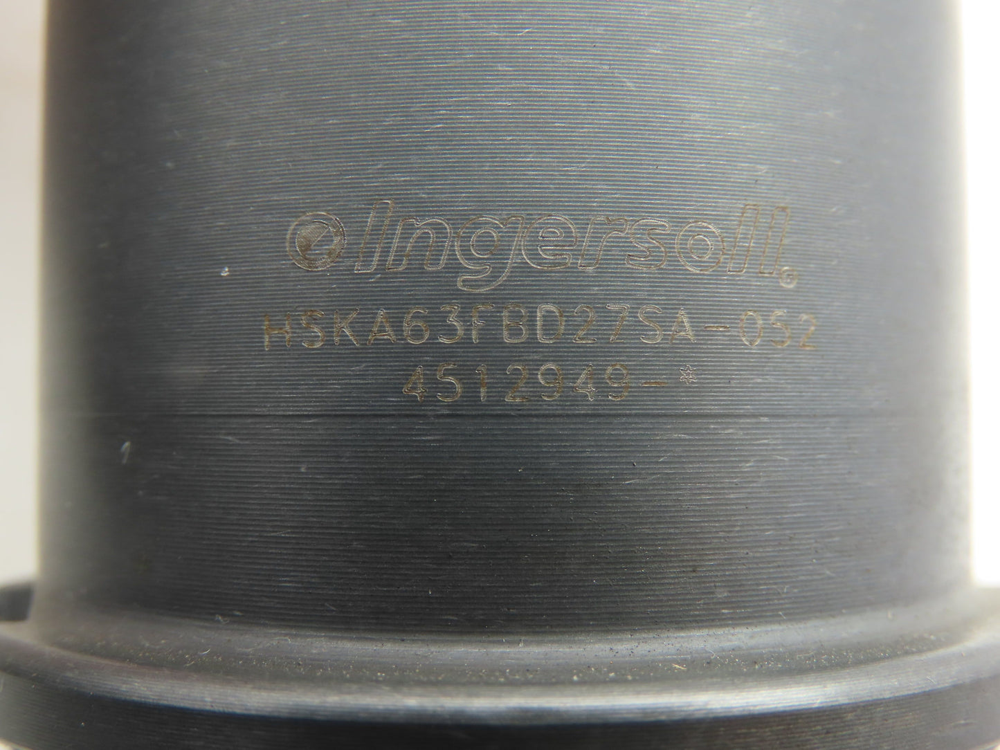 Ingersoll HSKA63FBD27SA-052 Milling Facemill HSK63A Tool Holder 1" Arbor 5.25"L