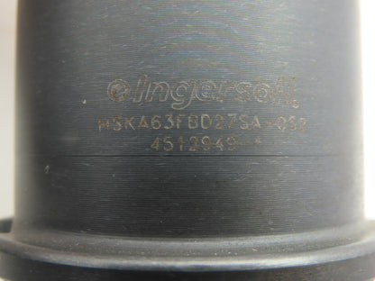 Ingersoll HSKA63FBD27SA-052 Milling Facemill HSK63A Tool Holder 1" Arbor 5.25"L