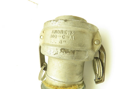 Camlock 3" Aluminum Female Adapters X 3" Barb Hose Fitting W/ End Caps