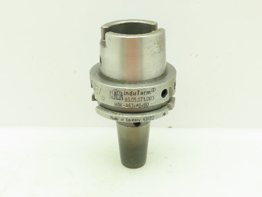 Gewefa HSK-A63xØx80 Shrink Fit Milling Tool Holder HSK63A Taper 6mm x 80mm