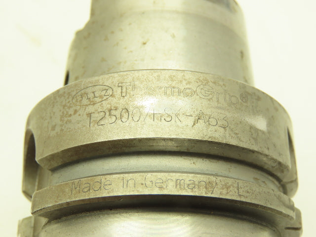 BILZ T2500/HSK-A63 Shrink Fit ThermoGrip Milling Tool Holder HSK63A 25mm x 115mm