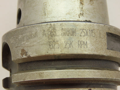 SRKIN HSK A63 25X115E Shrink Fit Milling Tool Holder HSK63A 25mm x 115mm