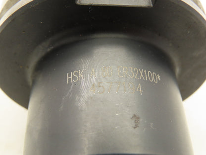 Valenite HSKA80 ER32x100 Collet Chuck Milling Tool Holder HSK80A 32x100mm