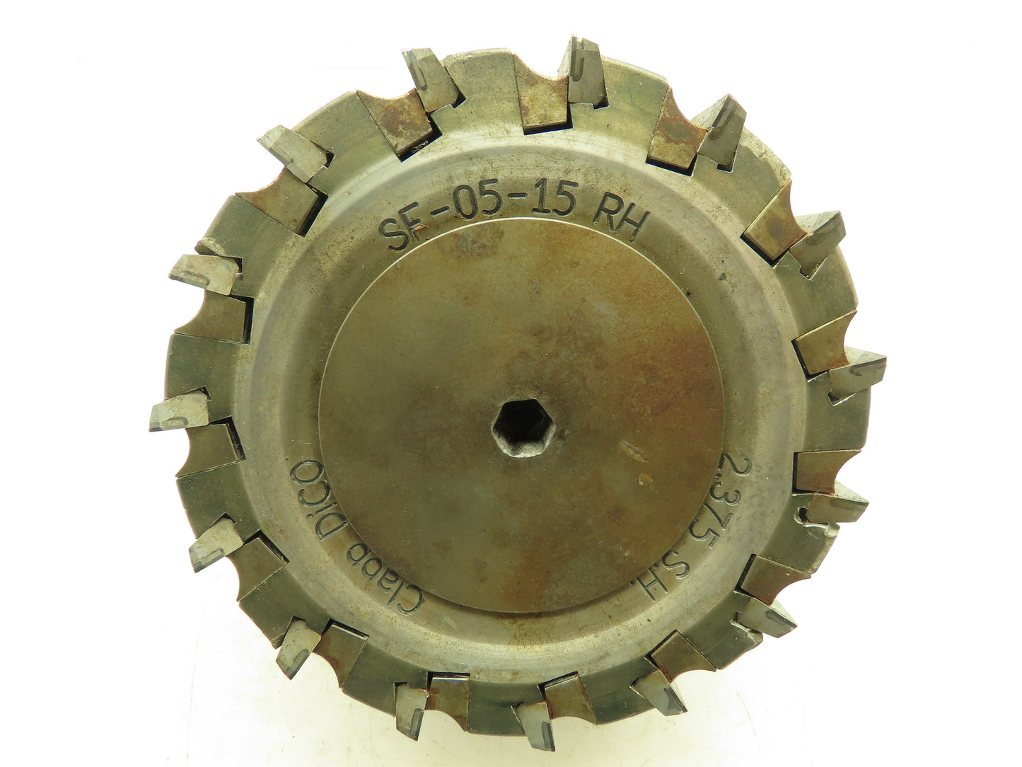 Clapp Dico SF-05-15 Indexable Shell Face Mill 15-Insert Cutter 5"x 2.375 SH