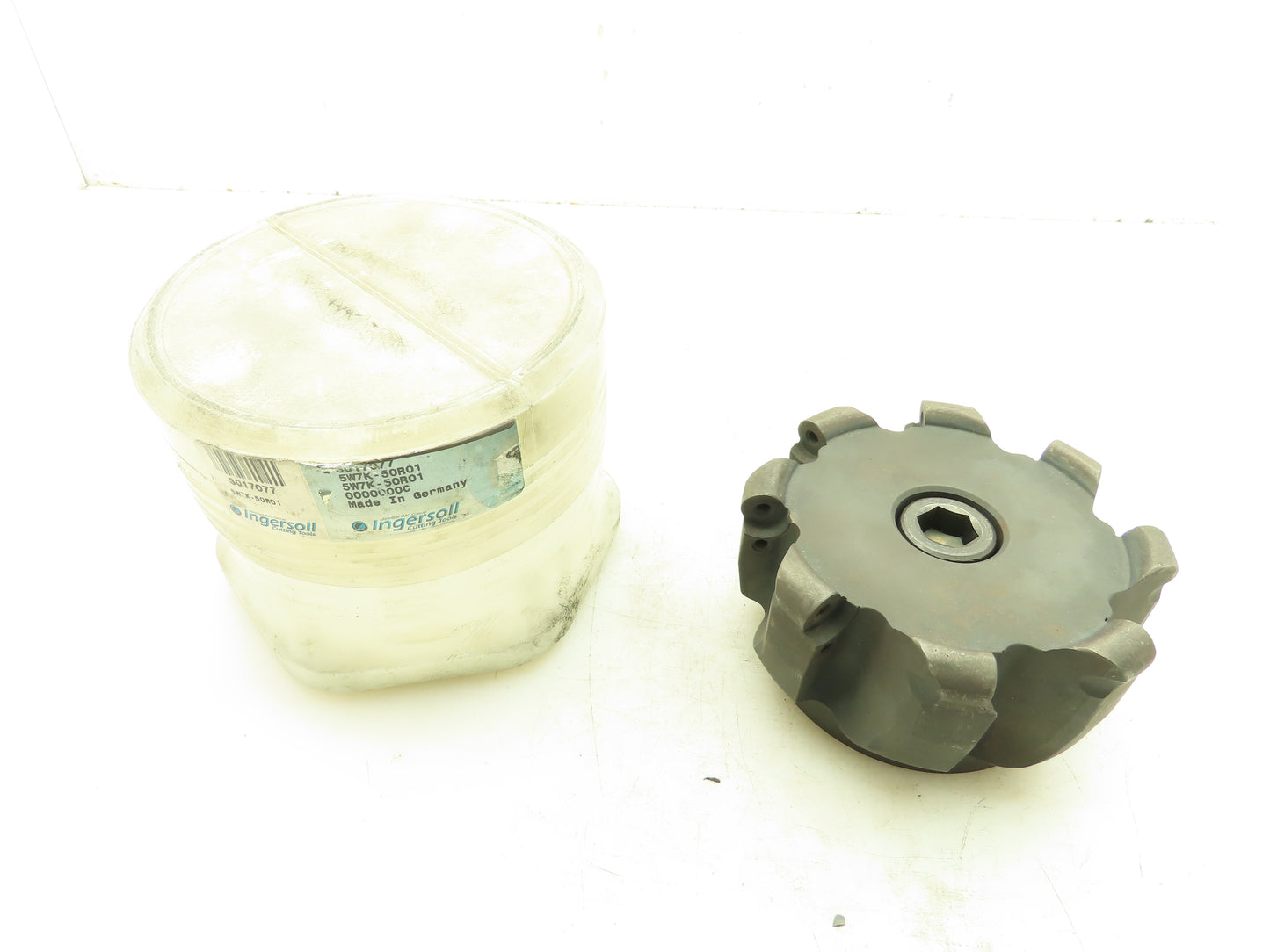 Ingersoll 5W7K-50R01 Indexable Facemill RH 8-Insert Cutter 5" x 1.5" Arbor