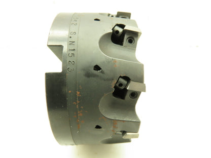 RK Tool SMC5010-10552 Indexable Face Mill RH 10-Insert Cutter 5" x 1.5" Arbor