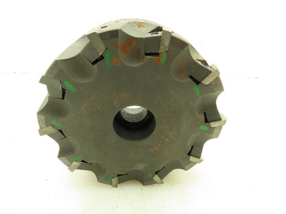 RK Tool SMC5010-10552 Indexable Face Mill RH 10-Insert Cutter 5" x 1.5" Arbor