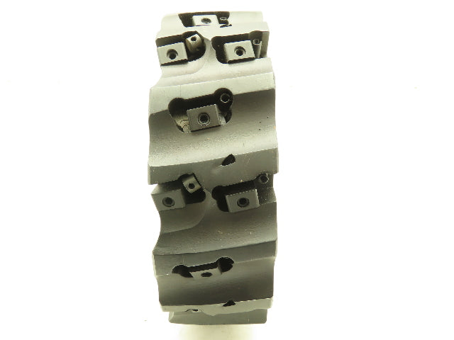 RK Tool Dijet SMC8.024-11020L Indexable Face Mill 24-Insert Triple Cutter 8" RH