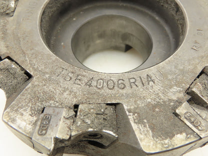 TSE4006RIAU Tac Mill Indexable Shell Face Mill 8-Insert Cutter 6" RH 2" Bore