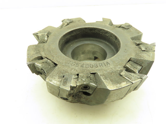 TSE4006RIAU Tac Mill Indexable Shell Face Mill 8-Insert Cutter 6" RH 2" Bore