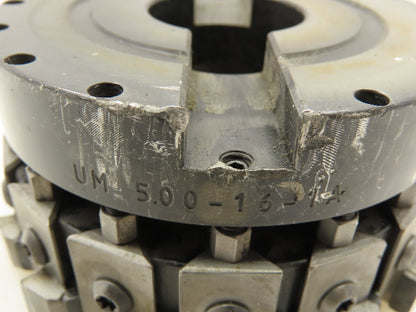 Ultra-Mill UM 5.00-16-1A  Indexable Face Mill 16-Insert Cutter 5" RH 1.5" Arbor