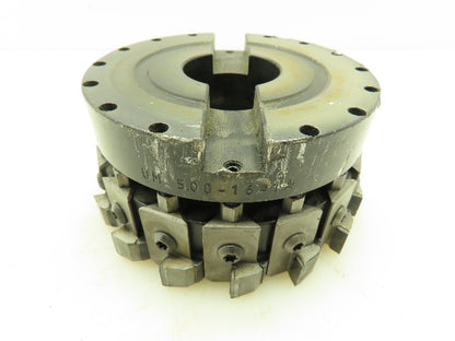 Ultra-Mill UM 5.00-16-1A  Indexable Face Mill 16-Insert Cutter 5" RH 1.5" Arbor