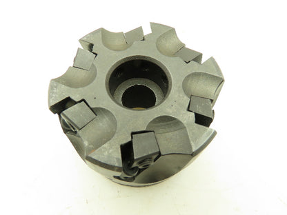 RK Tool SMC3006-13340 Indexable Face Mill 6-Insert Cutter 3" OD RH 1.25" Arbor