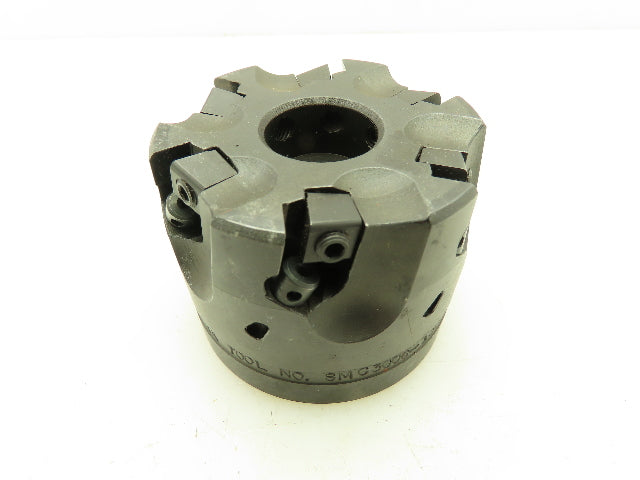 RK Tool SMC3006-13340 Indexable Face Mill 6-Insert Cutter 3" OD RH 1.25" Arbor