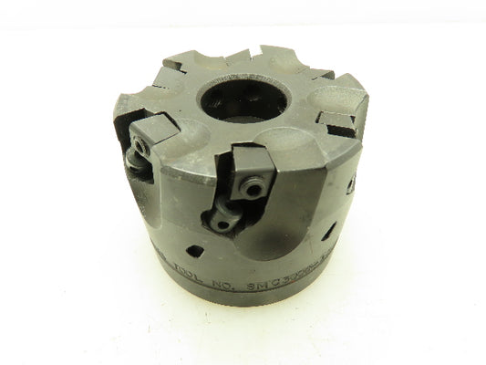 RK Tool SMC3006-13340 Indexable Face Mill 6-Insert Cutter 3" OD RH 1.25" Arbor