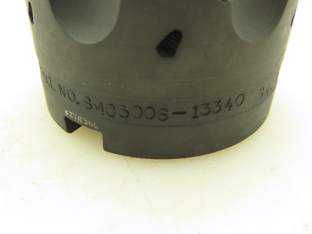 RK Tool SMC3006-13340 Indexable Face Mill 6-Insert Cutter 3" OD RH 1.25" Arbor