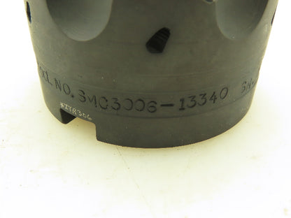 RK Tool SMC3006-13340 Indexable Face Mill 6-Insert Cutter 3" OD RH 1.25" Arbor